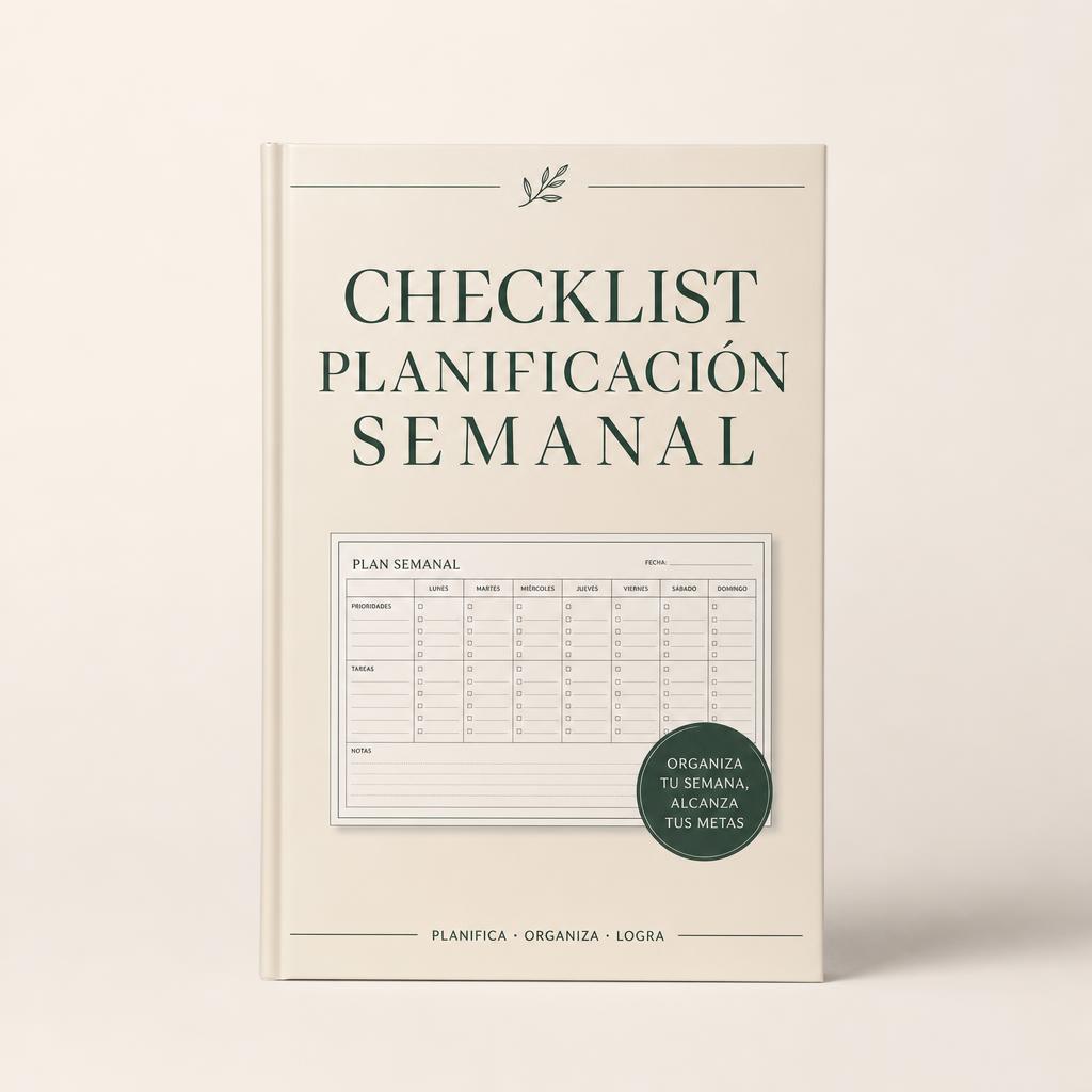 Checklist Planificación semanal