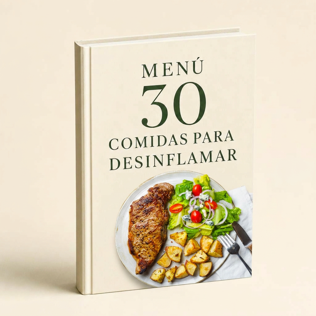 Menú 30 comidas para desinflamar y empezar a sentirse ligero