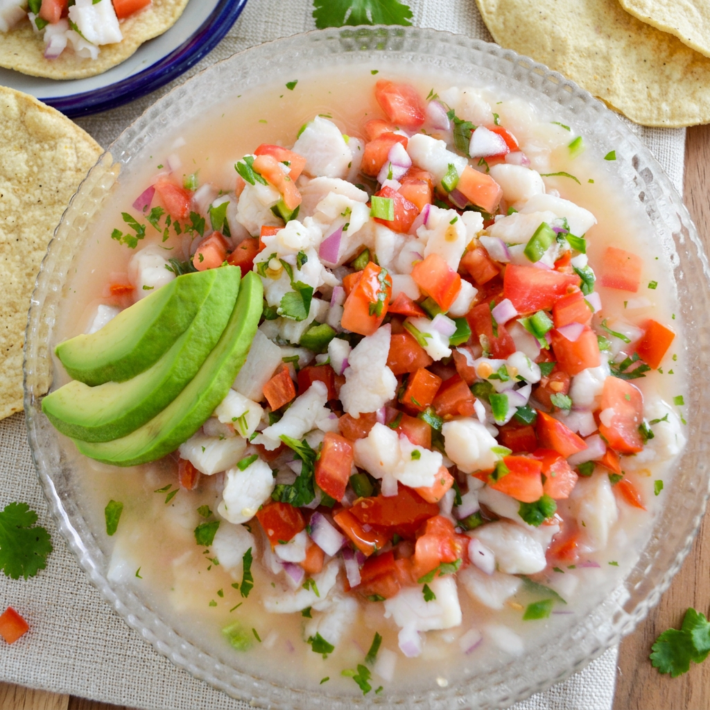 Ceviche de pescado